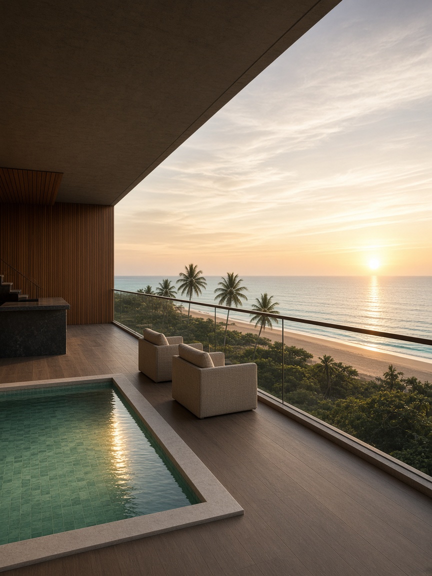 Cobertura duplex com piscina privativa — Intermares, Cabedelo